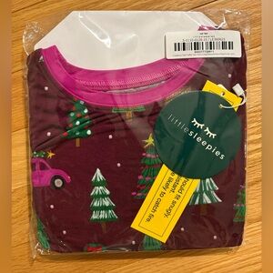 Little Sleepies Tree Traffic long sleeve two piece pajamas size 5/6